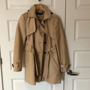 Tan Woman Trench coat